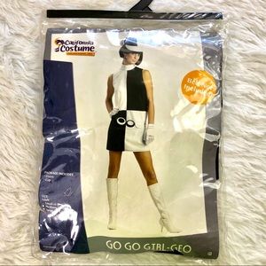 California Costume Go Go Girl dress and hat